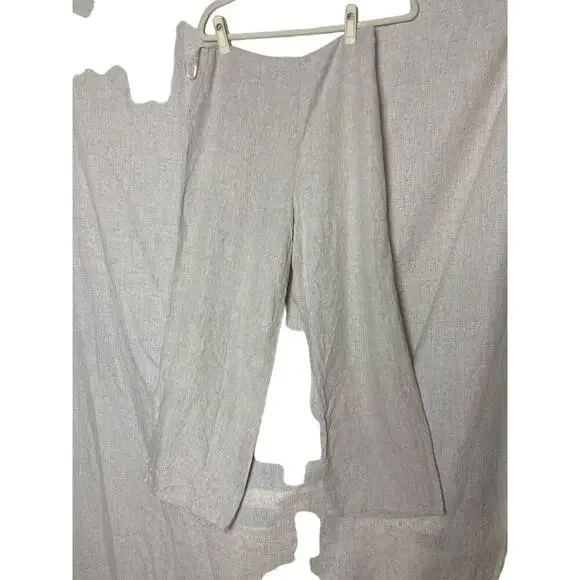 Reformation Scarlett Linen Cream Two Piece Set Size 8 - Picture 10 of 16